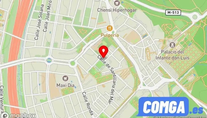 mapa de Cerrajería Aguado Cerrajero en Zoco