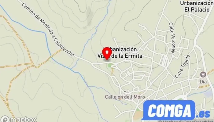 mapa de Cerrajería Alberto Bautista Cerrajero en Méntrida