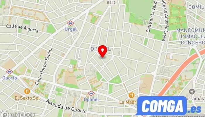 mapa de Cerrajería Alcatraz, S.L. Cerrajero en Madrid