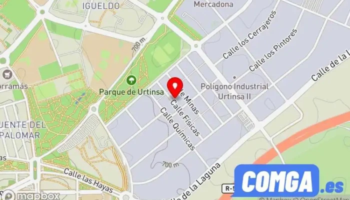 mapa de Cerrajería Alcorcón Carpintería metálica y de aluminio en Alcorcón