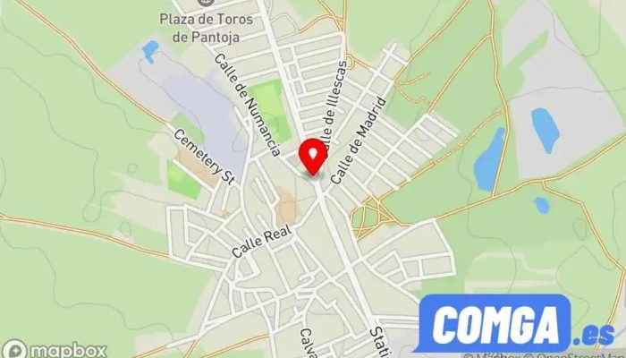 mapa de Cerrajería Alfonso Bargueño Moreno Cerrajero en Pantoja