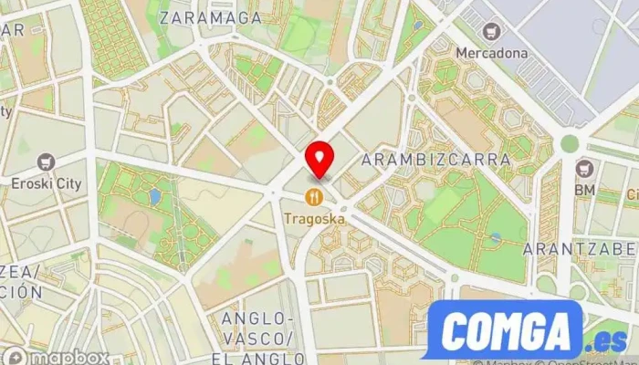 mapa de CERRAJERÍA ALTZAIRU Cerrajero en Vitoria-Gasteiz