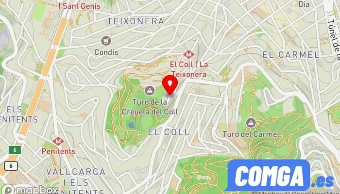 mapa de Cerrajería Angel Cerrajeros Cajas Fuertes Persianas Y Automatismos Cerrajero en Barcelona