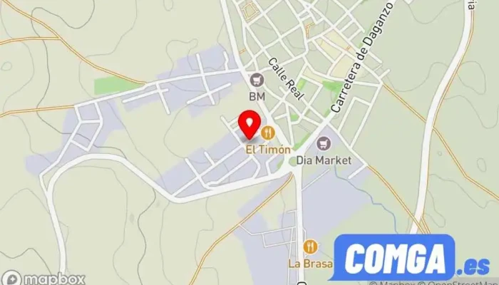 mapa de Cerrajería Angel Plaza Carpintería metálica y de aluminio, Cerrajero en Ajalvir