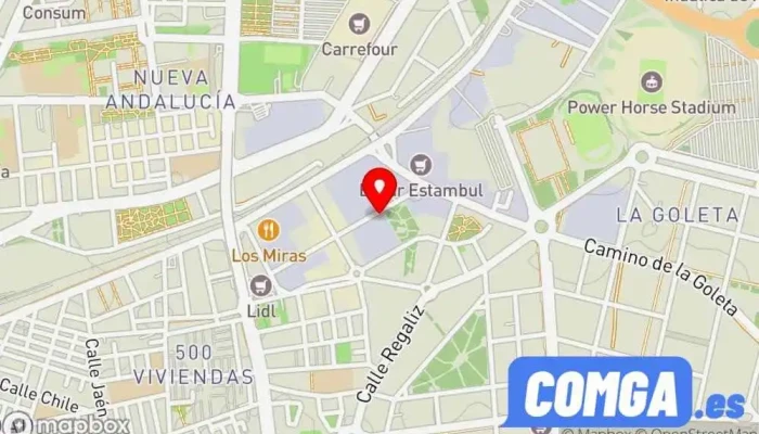 mapa de Cerrajería Antonio Salvatierra Cerrajero en Almería