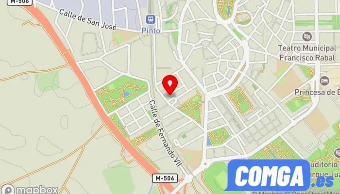 mapa de Cerrajería aproser 2000 Ferretería, Cerrajero en Pinto