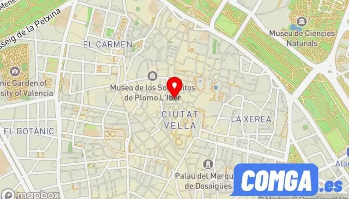 mapa de Cerrajería Artística García Cerrajero en Valencia