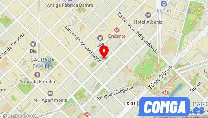 mapa de Cerrajería Barcelona | SEGURIPRO | Copia de Llaves | Cerrajero Cerrajero en Barcelona