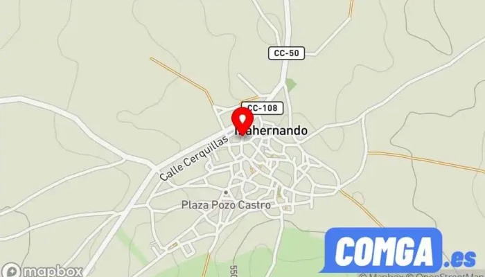 mapa de Cerrajería Barrado Villar Cerrajero en Ibahernando