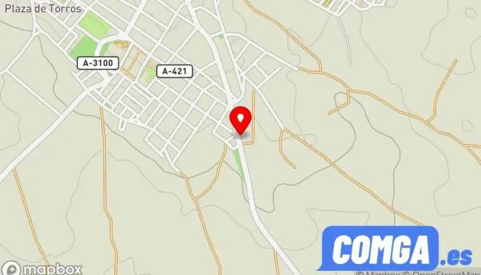 mapa de Cerrajería Bernanbe Agenjo Cerrajero en Villanueva de Córdoba