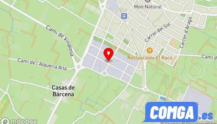 mapa de Cerrajería Calvo, S.L.  en Valencia