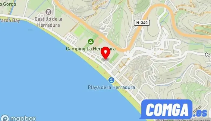 mapa de Cerrajería CarFerro Cerrajero en Almuñécar