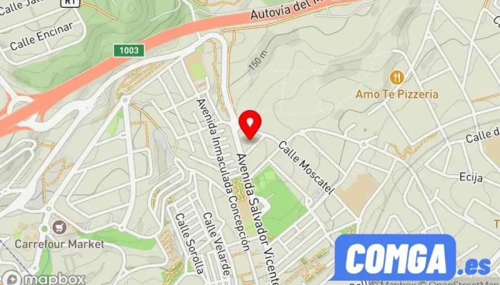 mapa de Cerrajería Castro Cerrajero, Herrero, Empresa de hierros y aceros en Arroyo de La Miel