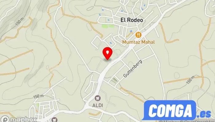 mapa de Cerrajería Cañamero S.L. Cerrajero en Coín