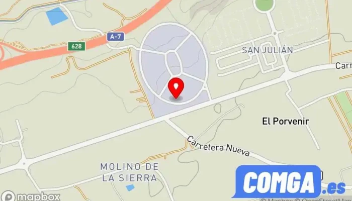 mapa de Cerrajería Clean S L L Cerrajero en La Hoya