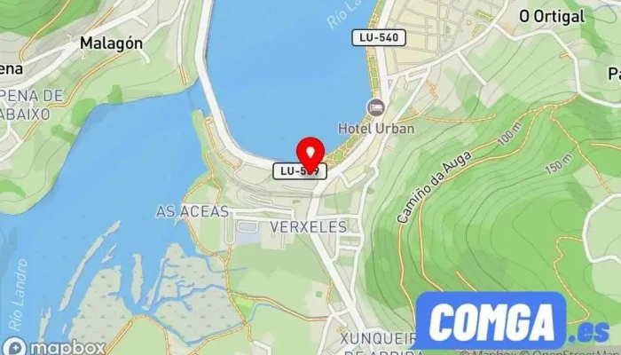 mapa de CERRAJERÍA COBELO Cerrajero en Viveiro
