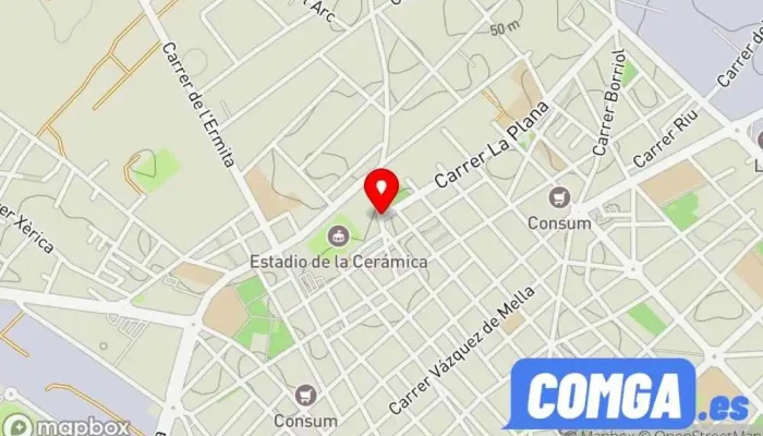 mapa de Cerrajería Copovi Moyá Cerrajero en Villarreal