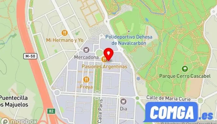 mapa de Cerrajería César Calvo S.L. Cerrajero en Las Rozas de Madrid
