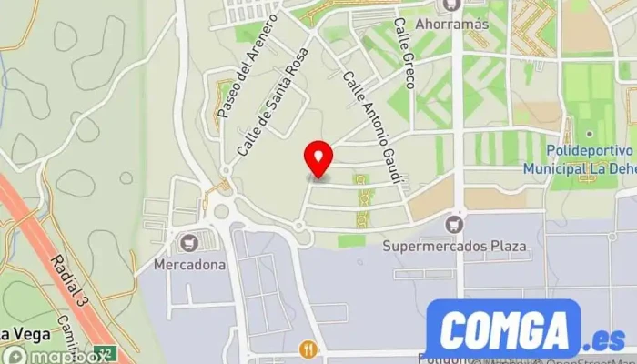 mapa de Cerrajería Daita Cerrajero en Mejorada del Campo
