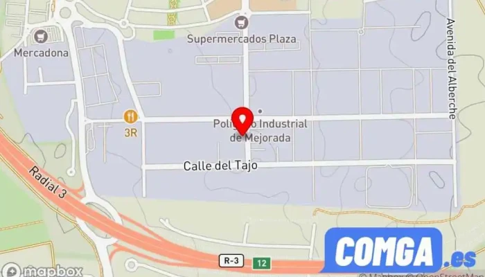 mapa de Cerrajería Dancris Cerrajero en Mejorada del Campo