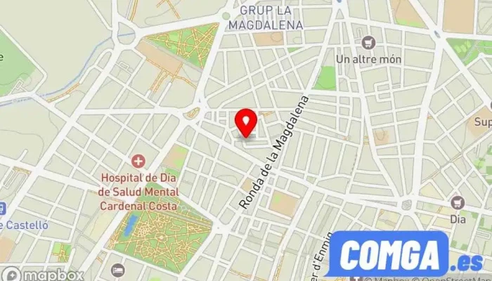mapa de Cerrajería Delzo Cerrajero en Castellón de la Plana