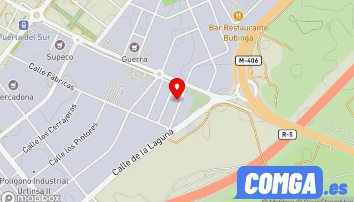 mapa de Cerrajería Duratón Cerrajero en Alcorcón