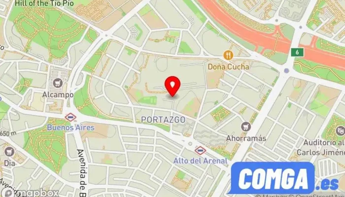 mapa de Cerrajería E. Peña Cerrajero en Madrid