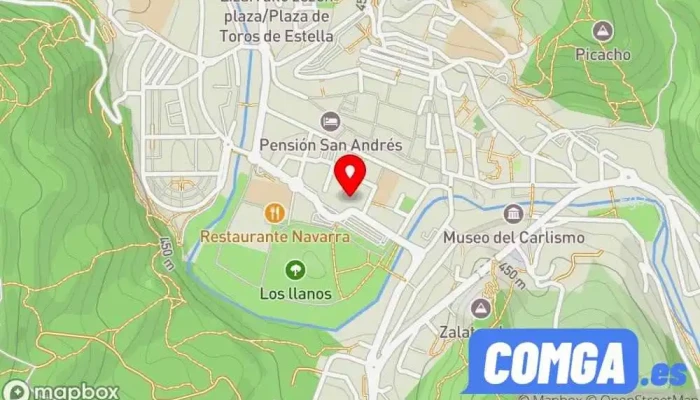 mapa de Cerrajería Echegaray Cerrajero en Estella