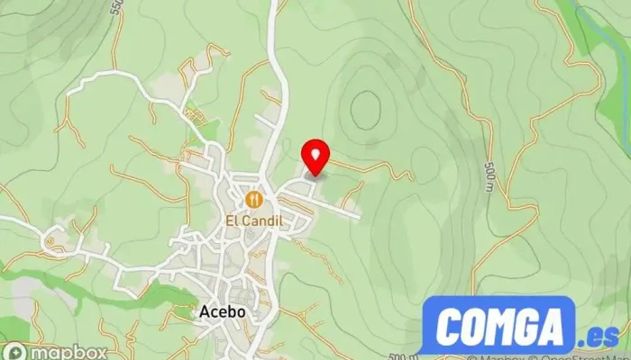 mapa de CERRAJERÍA EDUARDO PERALES  en Acebo