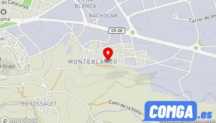 mapa de Cerrajería El Maña Cerrajero en Castellón