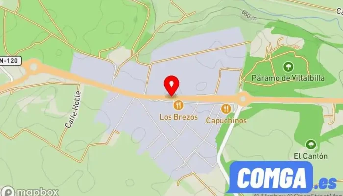 mapa de Cerrajería Eurobrás Carpintería metálica y de aluminio en Burgos