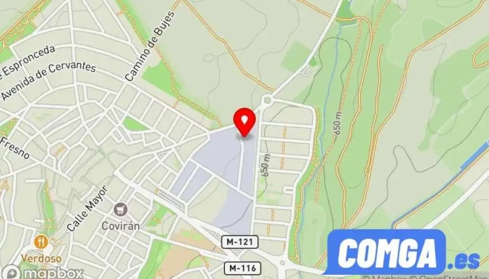 mapa de CERRAJERÍA Faustino Gómez Nieto Cerrajero en Meco