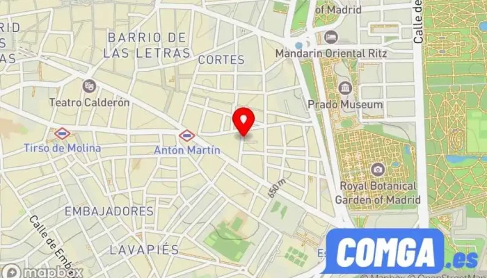 mapa de Cerrajería Fernández Cerrajero, Herrero, Soldador en Madrid