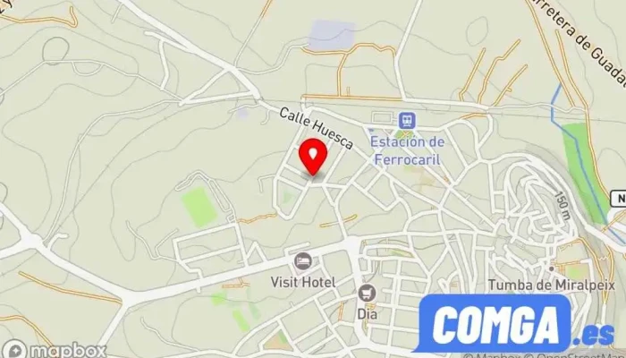 mapa de Cerrajería García Cerrajero en Caspe