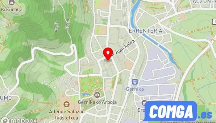 mapa de Cerrajería Gernika Cerrajero en Guernica