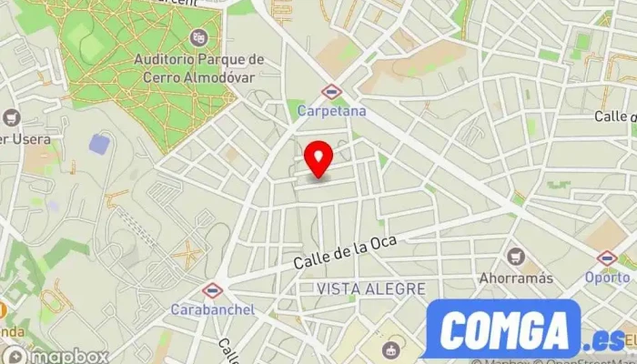 mapa de Cerrajería Gorma Cerrajero en Madrid