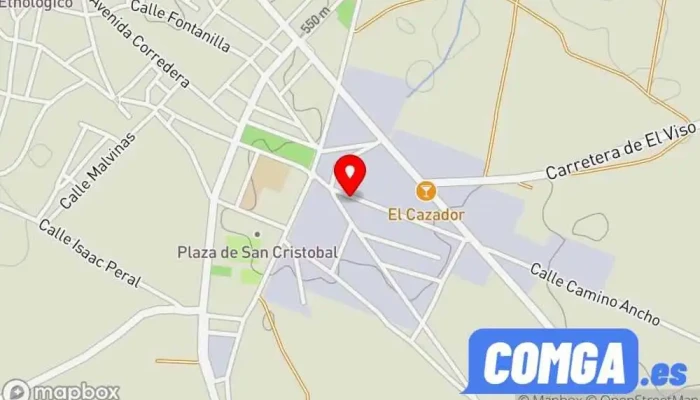 mapa de Cerrajería H. Inojosa Cerrajero en Hinojosa del Duque
