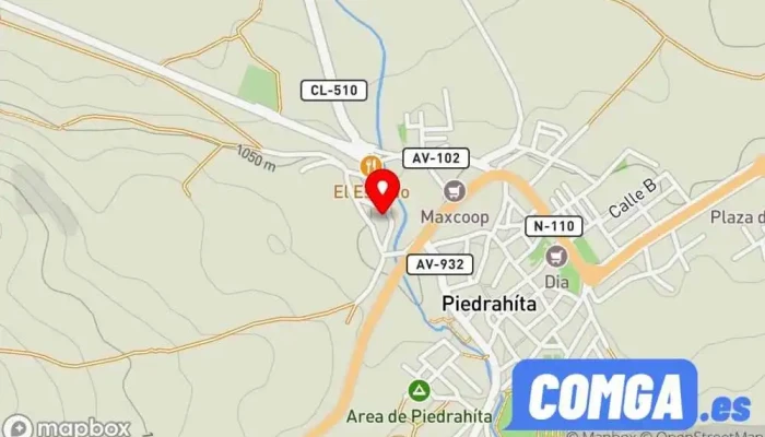 mapa de Cerrajería Hermadi Cerrajero en Piedrahíta