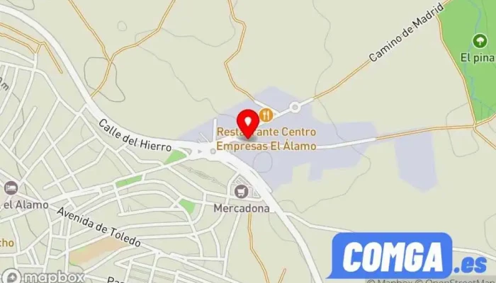 mapa de Cerrajería Hermanos Quijorna SL Cerrajero en El Álamo