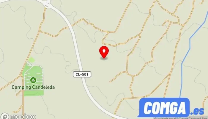 mapa de Cerrajería Herrería Carlos Tenazas  en Candeleda