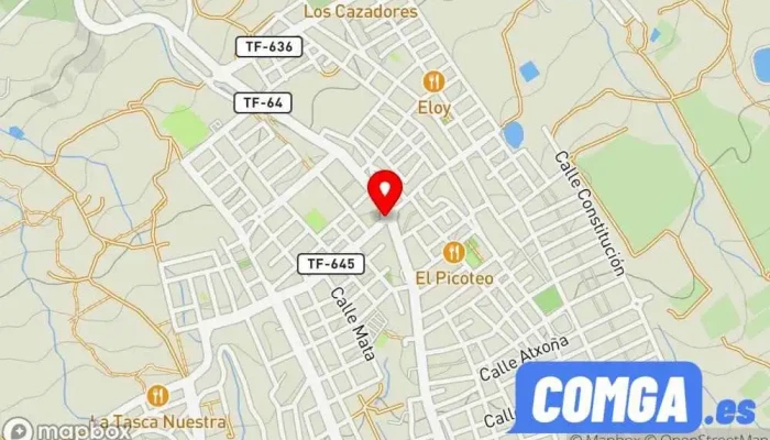 mapa de Cerrajería Huerchico Cerrajero en Santa Cruz de Tenerife