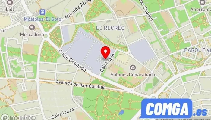 mapa de Cerrajería Inguanzo S.L. Cerrajero en Móstoles