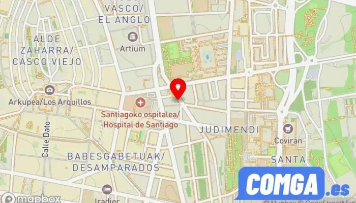 mapa de Cerrajería Iñaki - Giltzaraba Cerrajero en Vitoria-Gasteiz