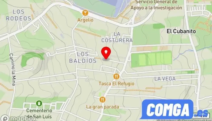 mapa de Cerrajería Javier Expósito Cerrajero en La Laguna