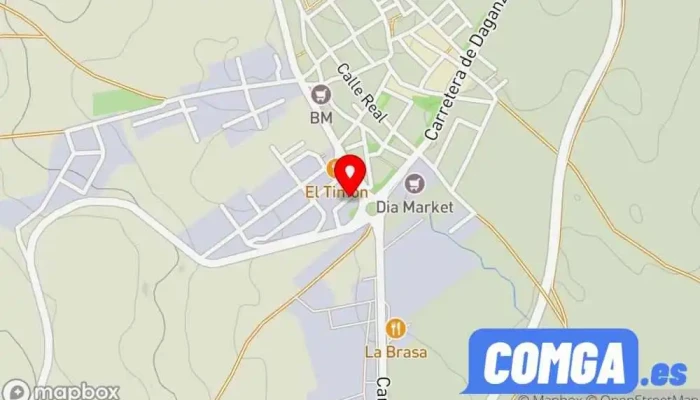 mapa de Cerrajería Javima Cerrajero en Ajalvir