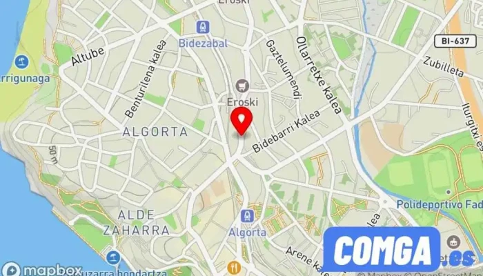 mapa de Cerrajería Josu Cerrajero en Getxo