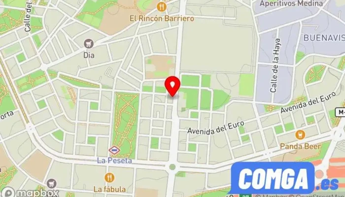 mapa de Cerrajería La Pastera Cerrajero en Madrid