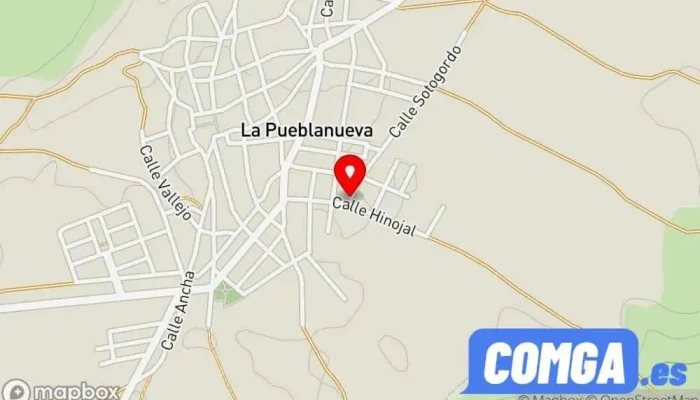 mapa de Cerrajería La Peña Cerrajero en La Pueblanueva