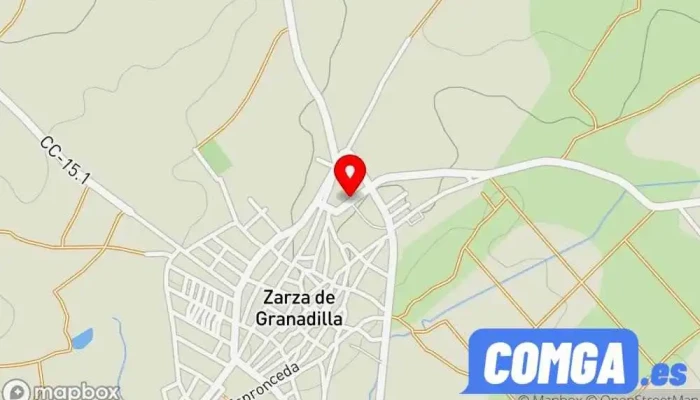 mapa de Cerrajería Luis García Cerrajero en Zarza de Granadilla