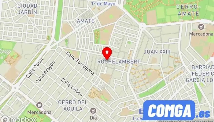 mapa de Cerrajería Línea10 Cerrajero en Sevilla
